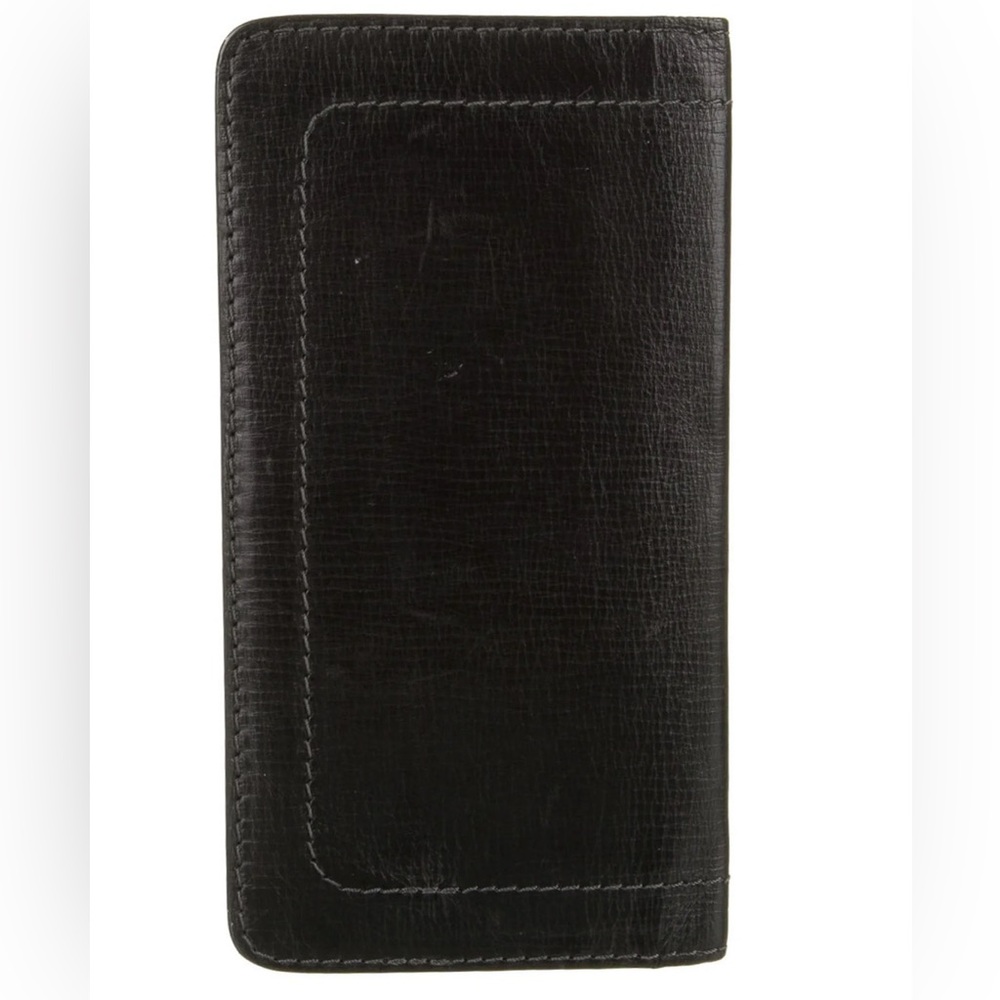 Louis Vuitton Porte Valeurs Cartes Brazza Black Pebbled Leather Wallet - Picture 5 of 11